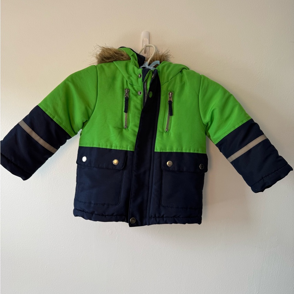 Rothschild Navy and‎ Green Fleece Outerwear